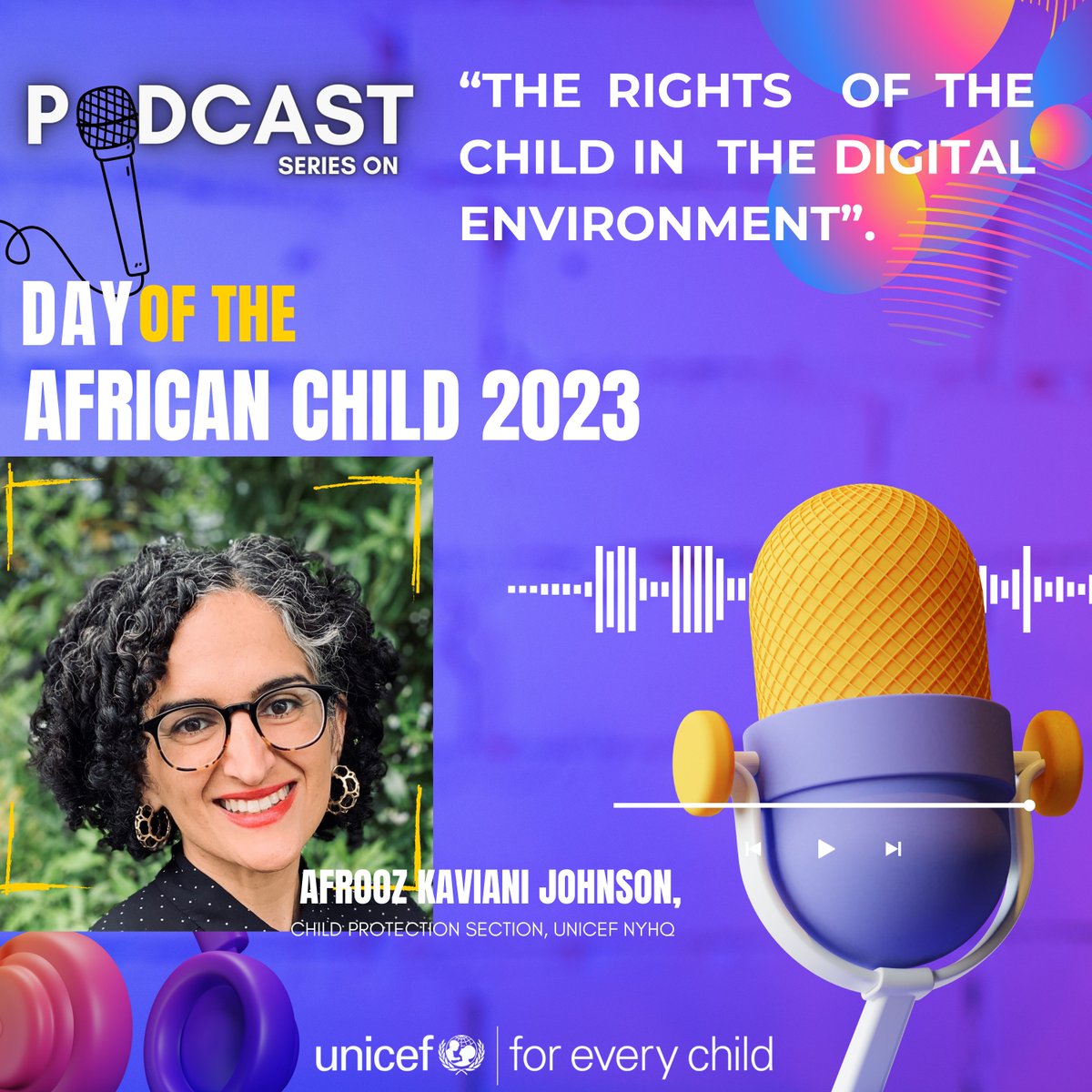 UNICEF_AUOffice's tweet image. Have you listened🎧&amp;amp; watched 🎬our #DAC2023 #Podcast Series? 

Theme: The Rights of the Child in the #DigitalEnvironment 

Watch full episodes 👇
Ep 1-bit.ly/SizolwethuMaph…
Ep 2-bit.ly/Dr-Landry-Tsag…
Ep 3- bit.ly/AfroozKavianiJ… Ep 4- bit.ly/Awo-A-AMENYAH-…

 #OnlineSafety