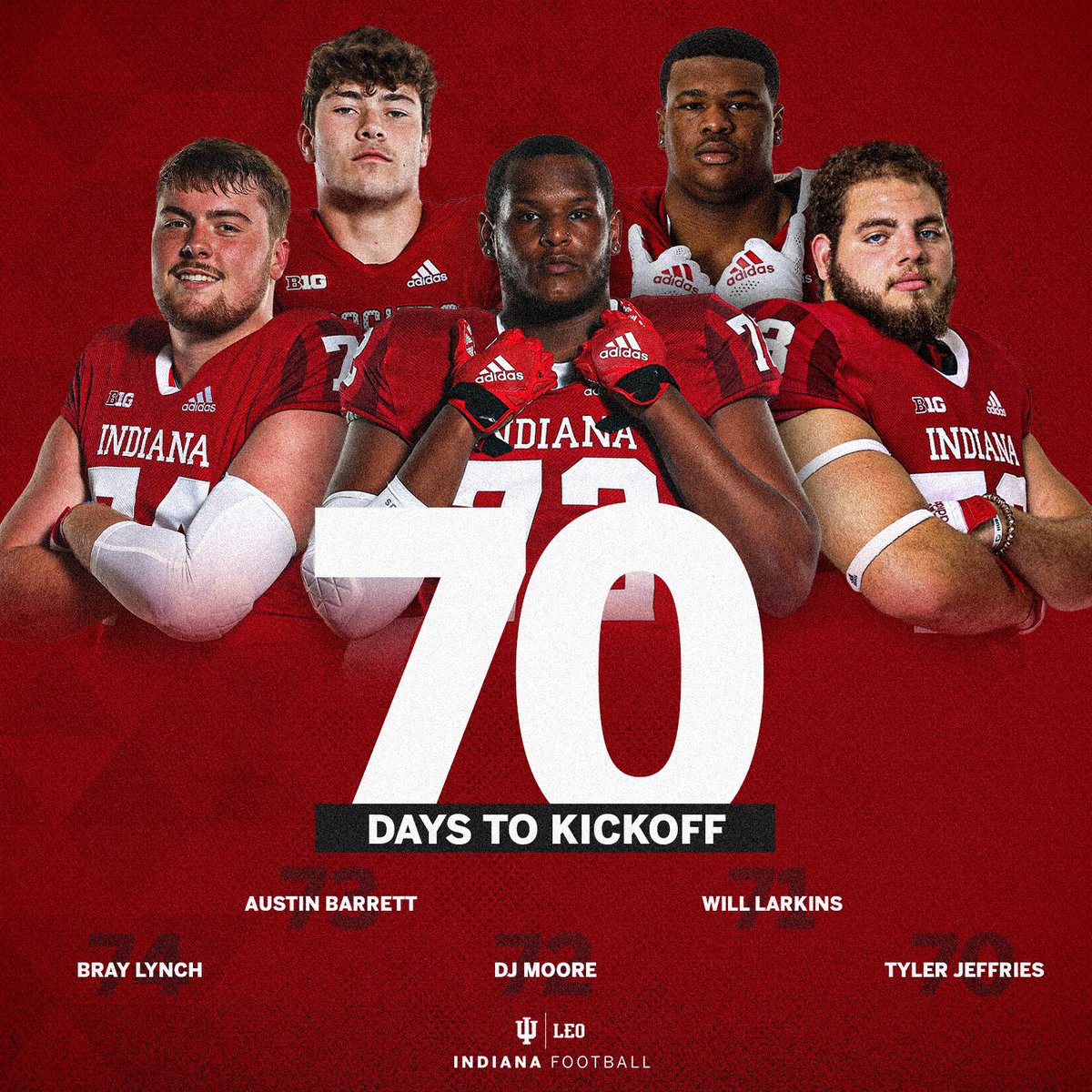 70 days to kickoff‼️