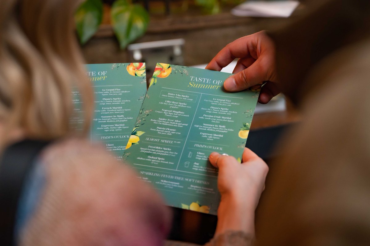 I think we can say summer is truly here… and that only means one thing! 🤔 COCKTAILS! 😍🍹 Come in &amp; try our summer serves cocktail drinks and experience that taste of summer ☀️😎