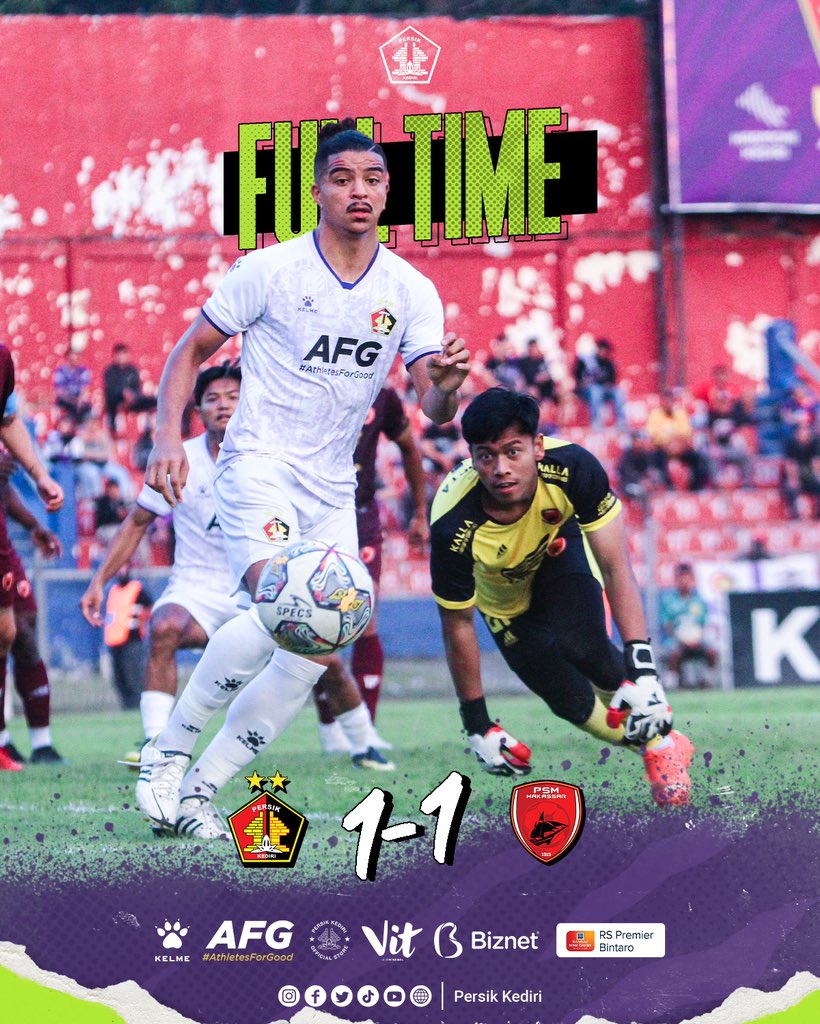 Friendly Match
Pre-Season 2023/2024

Hasil imbang di akhir laga.
Sampai bertemu di Liga 1, dulur Makassar <a href="/PSM_Makassar/">PSM Makassar</a>  💜❤️

Full Time
Persik Kediri 1-1 PSM Makassar

⚽️ Simen Lyngbo (Arthur Irawan)

#Djajati