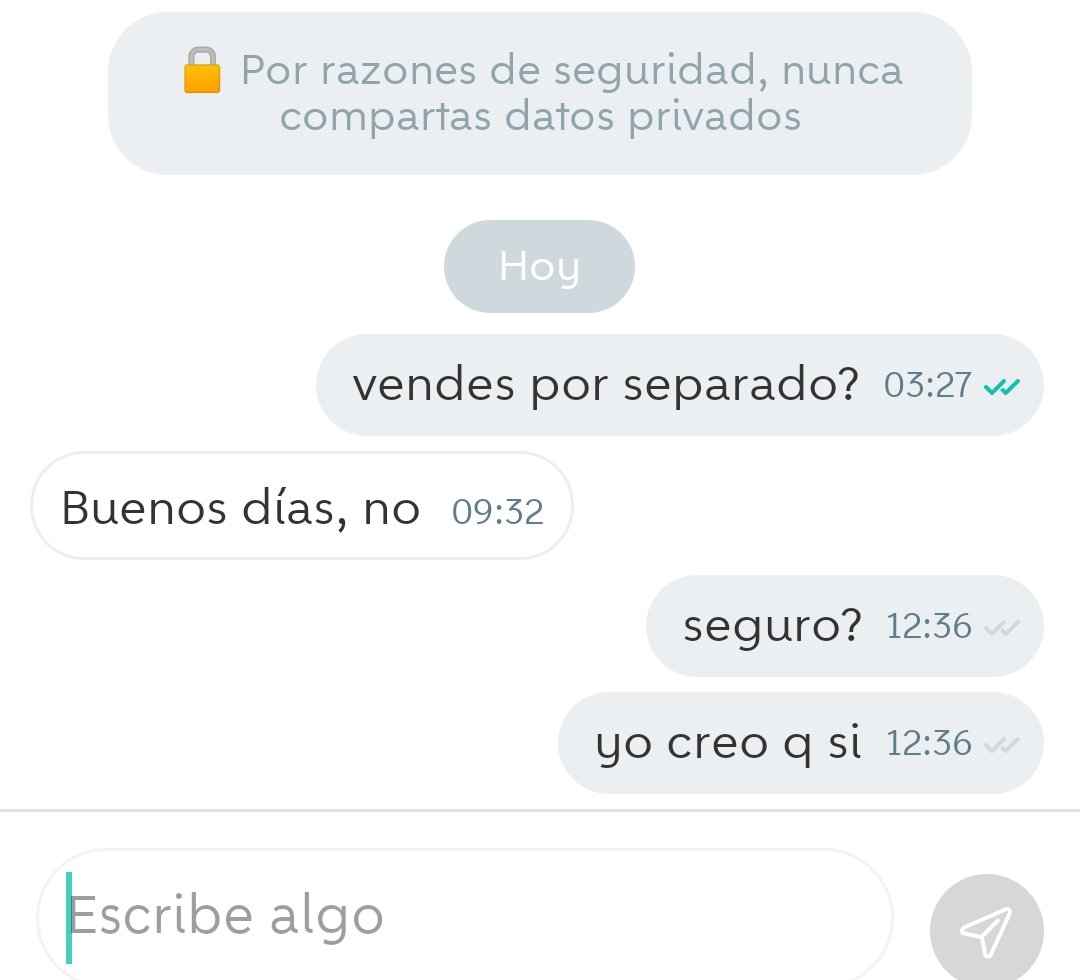 q hago gaslighteando al d wallapop pa q no me cobre 1 pastizal y me venda por separado??