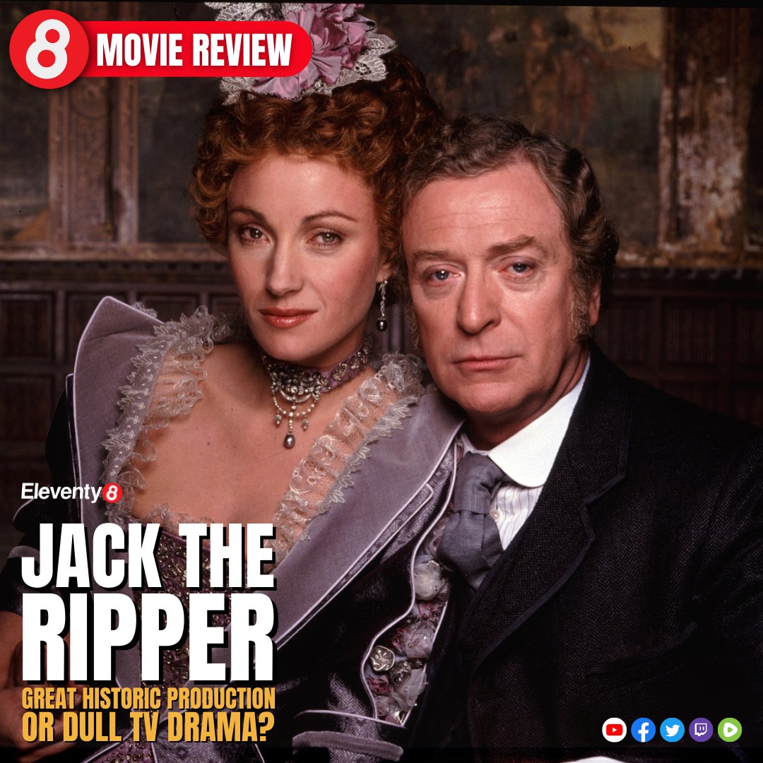 Tomorrow's review... we discuss the made-for-TV, Jack the Ripper. Starring Michael Caine as Chief Inspector Abberline

#JackTheRipper88 #JackTheRipper #MichaelCaine #Eleventy8