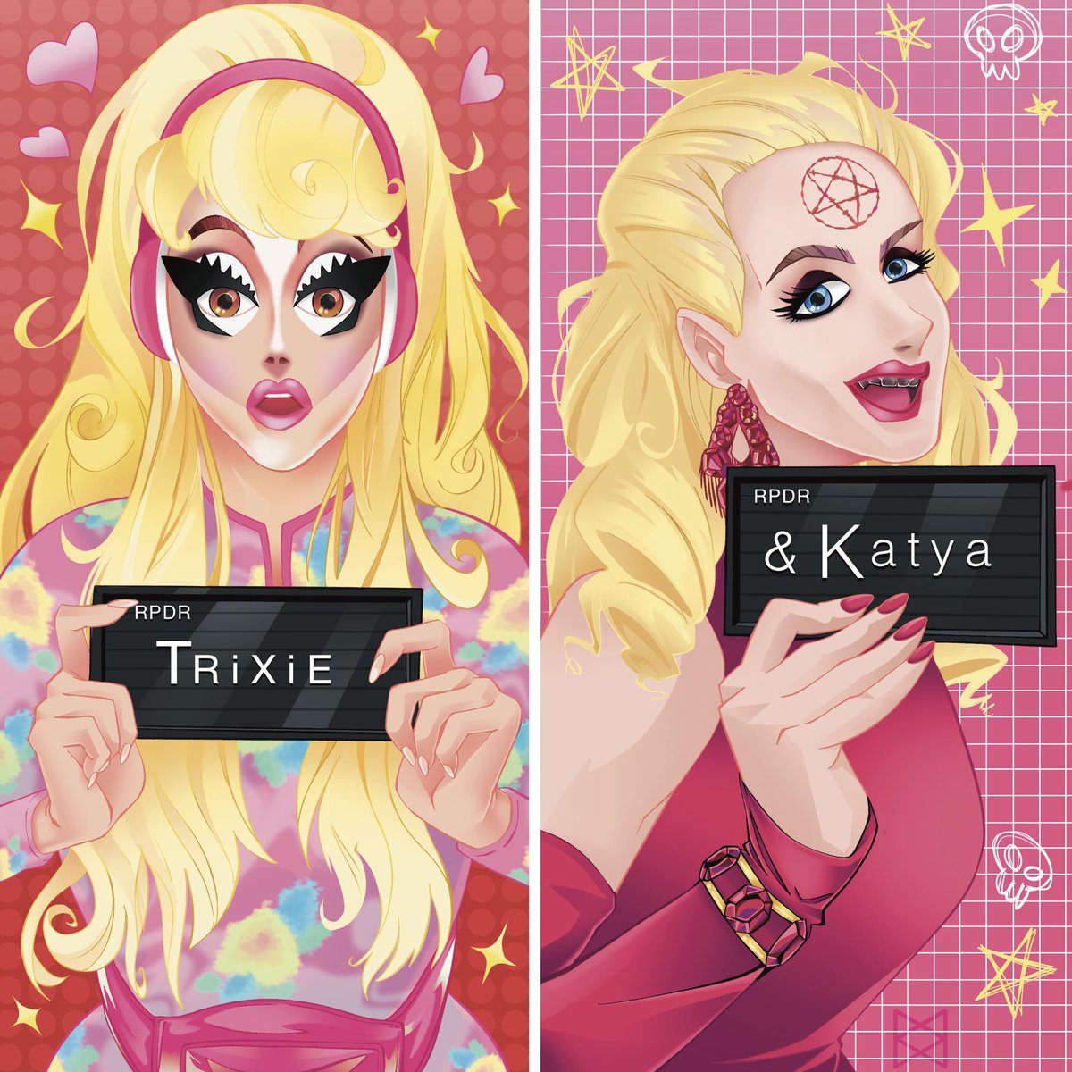 <a href="/trixiemattel/">Trixie Mattel™</a> &amp; <a href="/katya_zamo/">Katya</a> are ready for #BarbieTheMovie