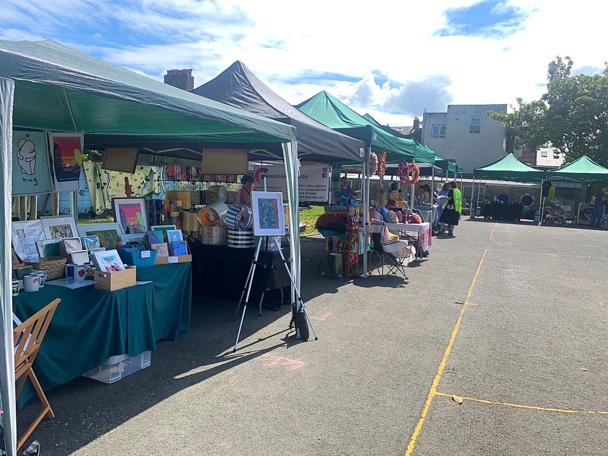 All set up at Maple Road Market in Penge.

Lots of prints and original artwork, tea towels, cards, coasters and magnets. 

Chris is on the stall today, so please be gentle! x

#Local #Art #Artist #Prints #Paintings #Teatowels #Cards #Coasters #Magnets #Penge #Craft #Market