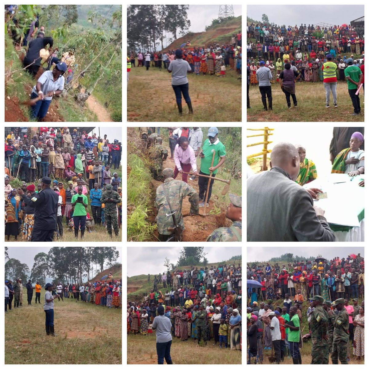 MUSHISHIRO Sector (@mushishiro_sect) on Twitter photo Twazindukiye mu muganda usoza# Kamena 2023, abaturage bakoze igikorwa cyo kurwanya isuri hasibuwe imiringoti 10.7ha.Twafatanije na Hon. Barthelemy, President wa Njyanama y'Akarere, Umuyobozi w'Akarere n'inzego z'umutekano, hanapimwe indwara zitandura.<a href="/KAYITAREJacky/">KAYITARE Jacqueline</a> <a href="/Muhangadis/">MUHANGA District</a> Twazindukiye mu muganda usoza# Kamena 2023, abaturage bakoze igikorwa cyo kurwanya isuri hasibuwe imiringoti 10.7ha.Twafatanije na Hon. Barthelemy, President wa Njyanama y'Akarere, Umuyobozi w'Akarere n'inzego z'umutekano, hanapimwe indwara zitandura.<a href="/KAYITAREJacky/">KAYITARE Jacqueline</a> <a href="/Muhangadis/">MUHANGA District</a>