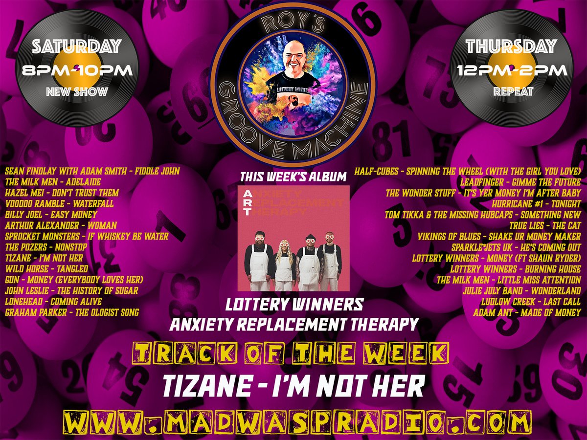 kick_doors's tweet image. Congrats Roy! 100th show! Thanks @roysgroove @MadWaspRadioMWR for inc in tonight's show (From 8pm) 'I'm Not Her' lead single from out now @Tizanemusic album 'Forever Is Nothing' - #TRACKOFTHEWEEK - Repeated Thurs midday @Burninggirlnet #radiopromo #Tizane #newalbum #altrock #pop