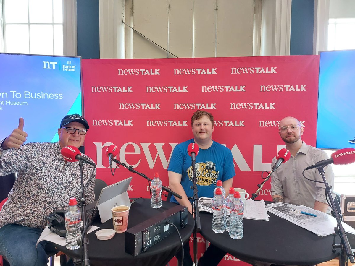 Wonderful speaking with @bobbykerr this morning on @NewstalkFM at the @HuntMuseum with @Nick468official. A pleasure to discuss some of the day’s top stories with a very engaged crowd! Thanks for having me! #BobbyMeansBiz