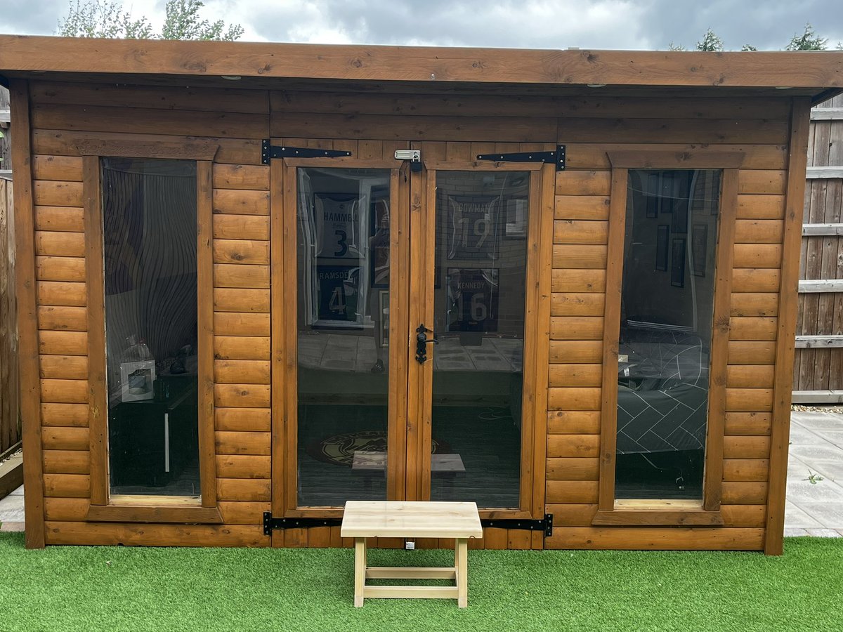 LegalSlc's tweet photo. After my foray into woodworking at staff development, I got some wood and threw up this summerhouse yesterday …. And remember …lawyers never tell lies so it must be true 😬 SK https://t.co/T1QN8YEUmK
