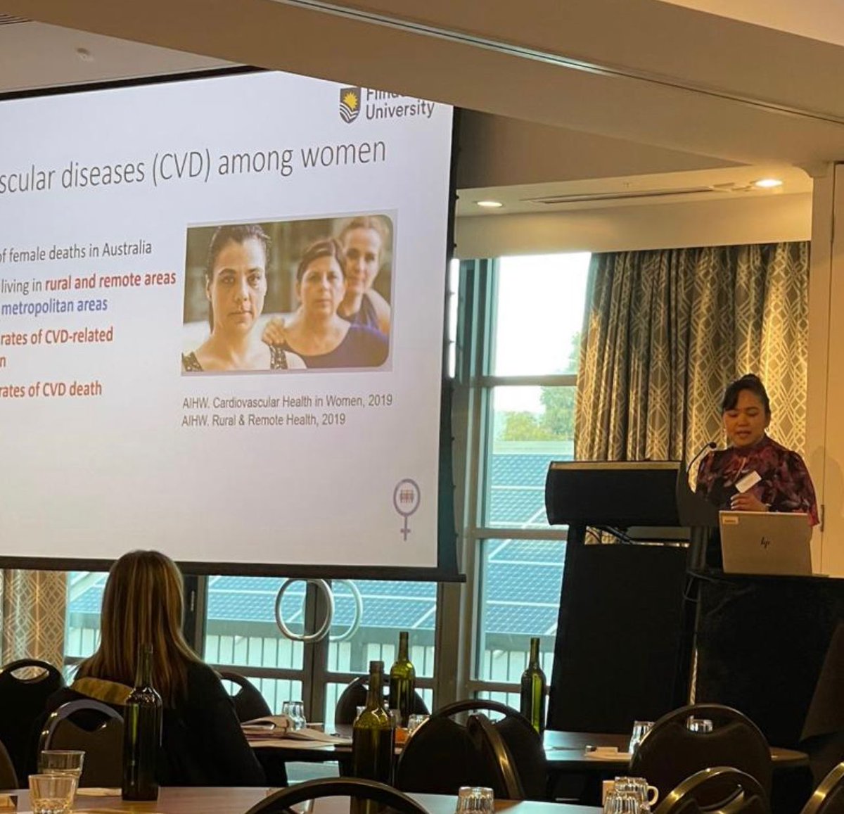 CHAPproject's tweet photo. Congratulations @BulamuNorma, @DrLemlemG and @DrJoyceRamos for your great
 presentations at SA Rural Health Research Education Conference in the Barossa today. @clark_ra @bel_alline @Flinders https://t.co/mHUVBdLTCw