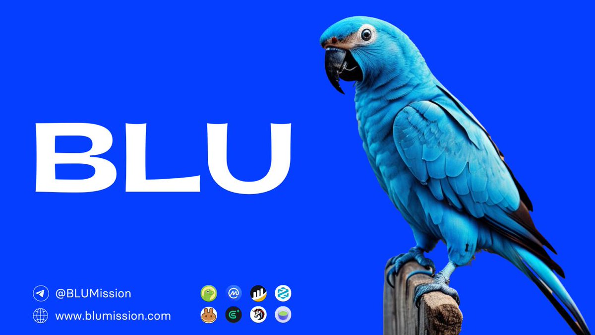 🔥 $BLU 🦜 is unstoppable. New #ATH every day🚀

I bought some more for the journey to #1000x.

 Join to this fantastic space @BLUMission 🔥

🔹CHART:
dextools.io/app/en/bnb/pai…

Contract (BEP20) 👇: 0x24DCD565BA10C64daf1e9fAEdb0F09a9053C6d07

#BLUMissionONE