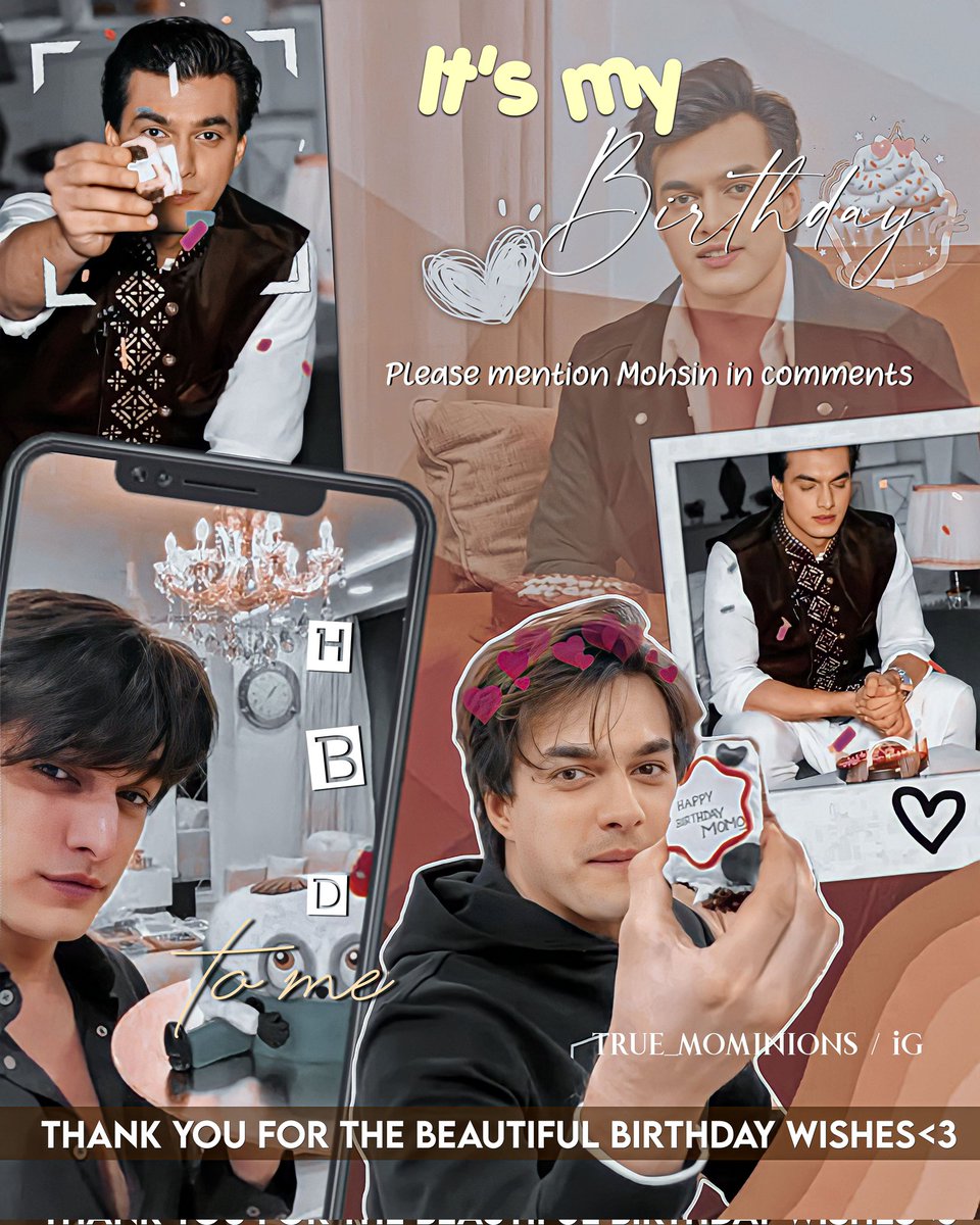 Hey it's my BIRTHDAY 💗 @momo_mohsin