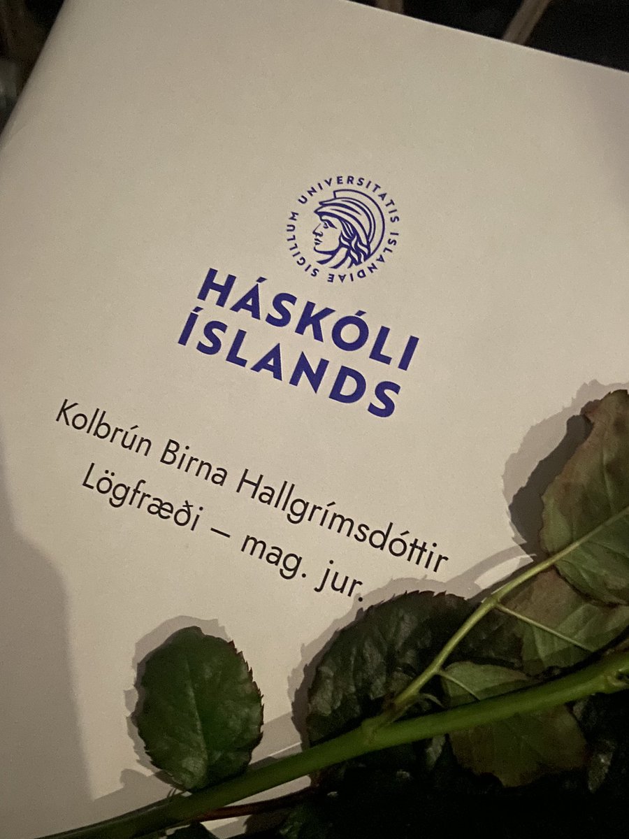 Gat Háskóli Íslands valið meira boring letur? Nei segi svona, flottur dagur 👍