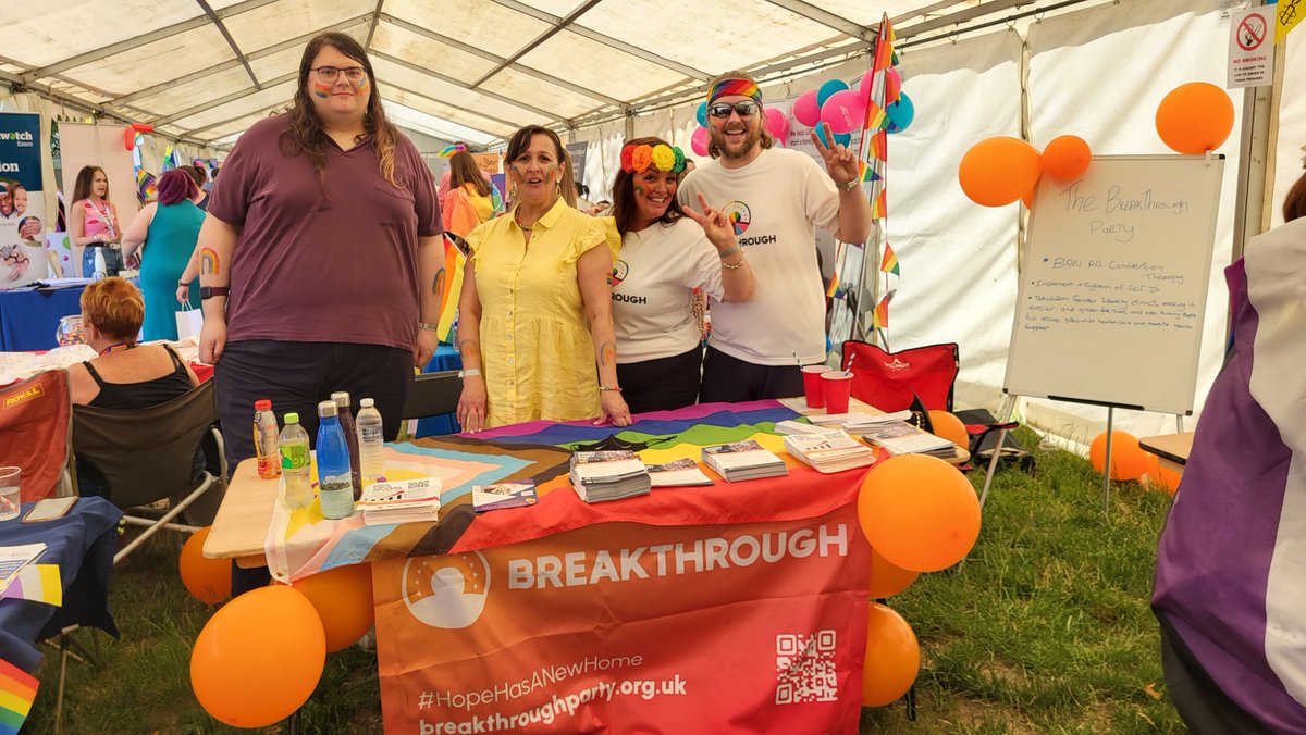 We are here at #EssexPride  Chelmsford! Come and say hello! 🧡🏳️‍⚧️🏳️‍🌈
