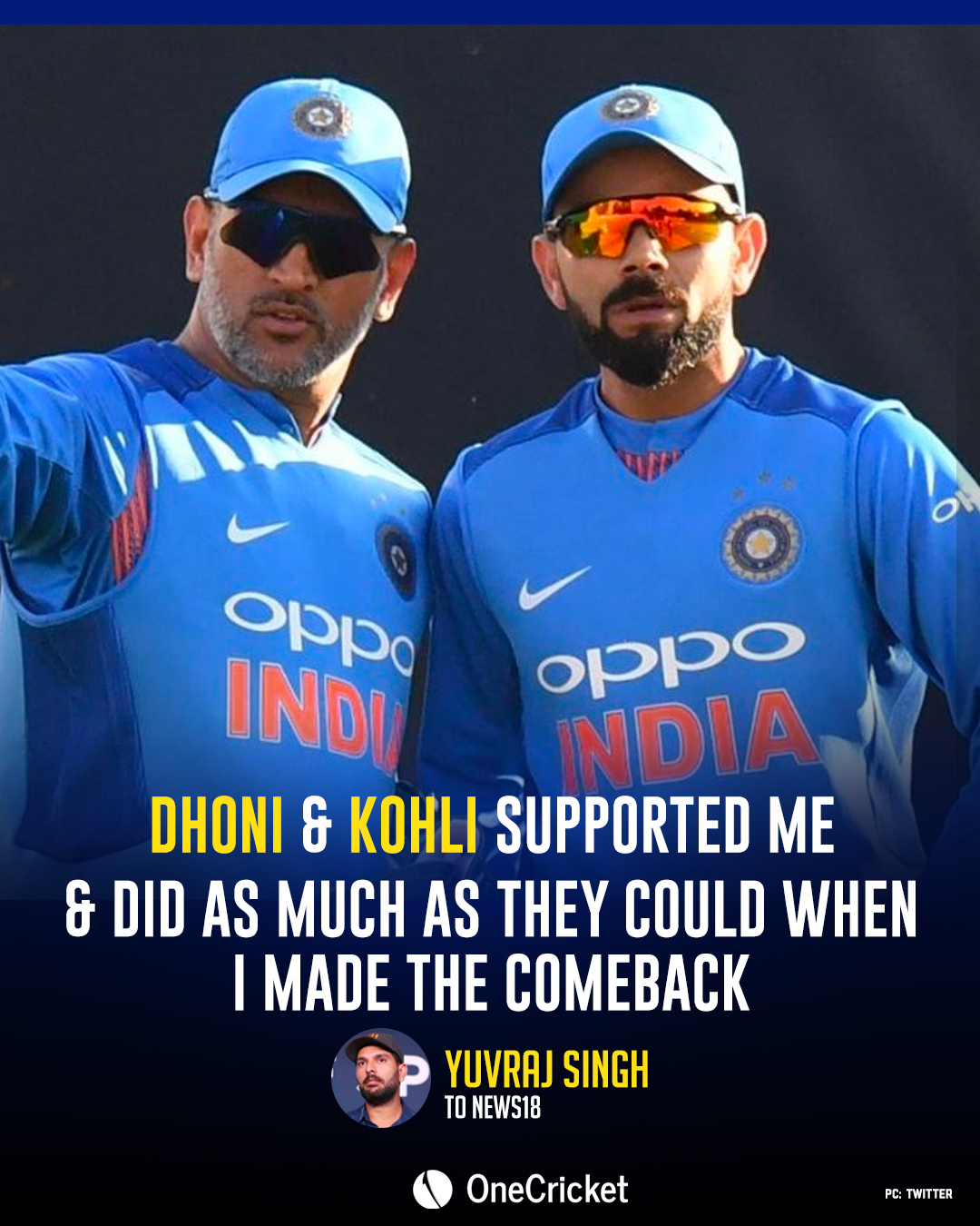 Yuvraj Singh And Virat Kohli