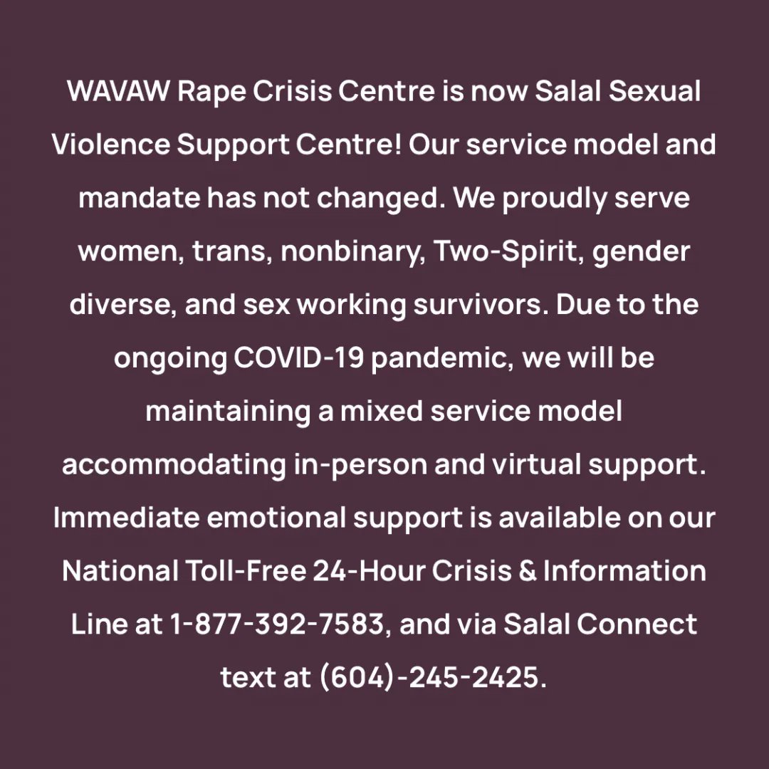 PuffCastPod's tweet image. UPDATE! At the time of our livestream the Salal
center was under the name WAVAW. They have since changed their name but not that amazing work they do! Listen now to our livestream episode where we raised money for them! #streamingforsurvivors #salal #harrypotter