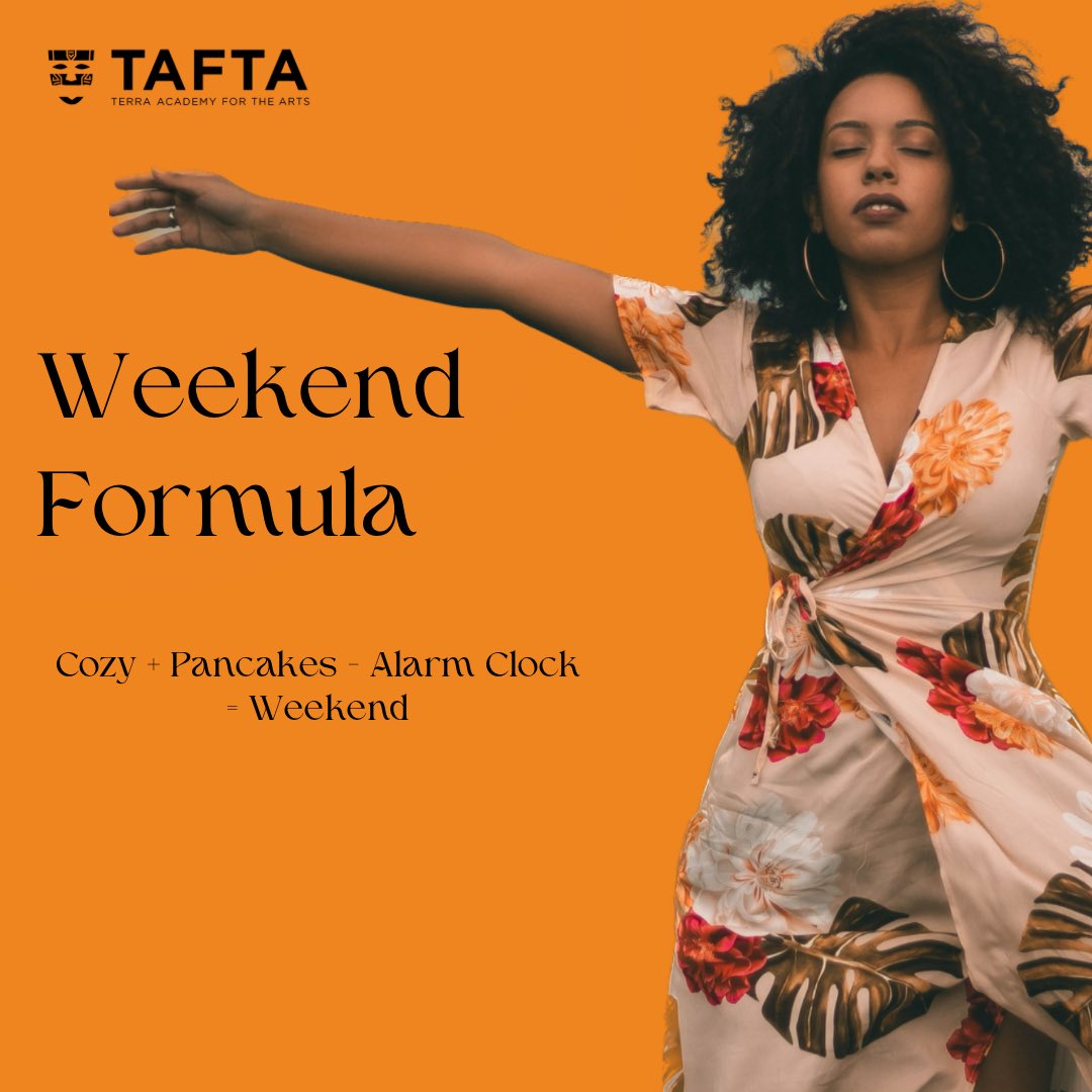 We've discovered a weekend formula that works.

A little bit of extra coziness plus your pancakes, minus the alarm clock.

What other weekend formula works for you?

#Weekend #Scripts #Scriptwriters #Tafta #practicals #cohort3 #mastercardfoundation #terrakulture #jobplacements…