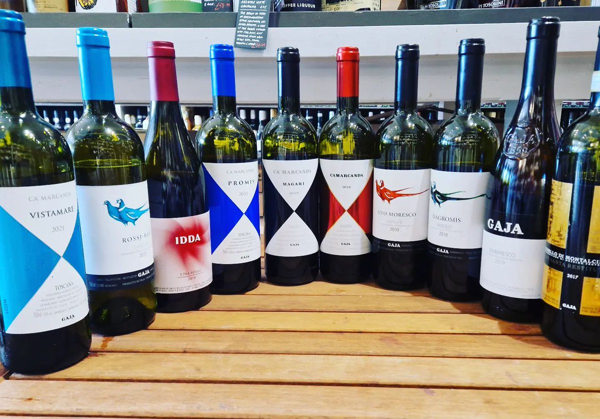 What a treat this week. A super and extensive Gaja #winetasting. Delicious and sublime. In stock now at The Wine Reserve, or coming soon @HatchMansfield #qualitywine #italianwine #wineandfoodpairing #winelovers #Gaja #brunello #brunellodimontalcino

thewinereserve.co.uk/product/gaja-s…