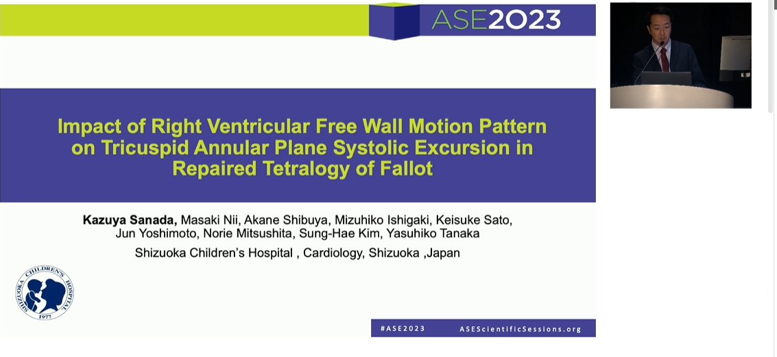 SIwa23288585's tweet photo. ㊗️Dr. Sanada finished
The evaluation of #TAPSE in #TOF. TAPSE evaluation in TOF was underestimated, and focused on mid in particular by dividing the RV wall using RV strain. Note because this mid is underestimated
#ASE2023 #TwitterChampions #SeeYouOnTheHarbor https://t.co/RiWSZXmEux