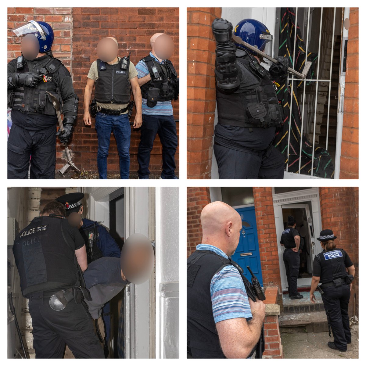 #NEWS | At around 7.45am yesterday morning (Friday 23 June 2023) neighbourhood officers from South Manchester executed a warrant at an address on Cawdor Road, #Fallowfield.

An imitation firearm was recovered and two men were arrested.

Read more ➡️ orlo.uk/k79XM