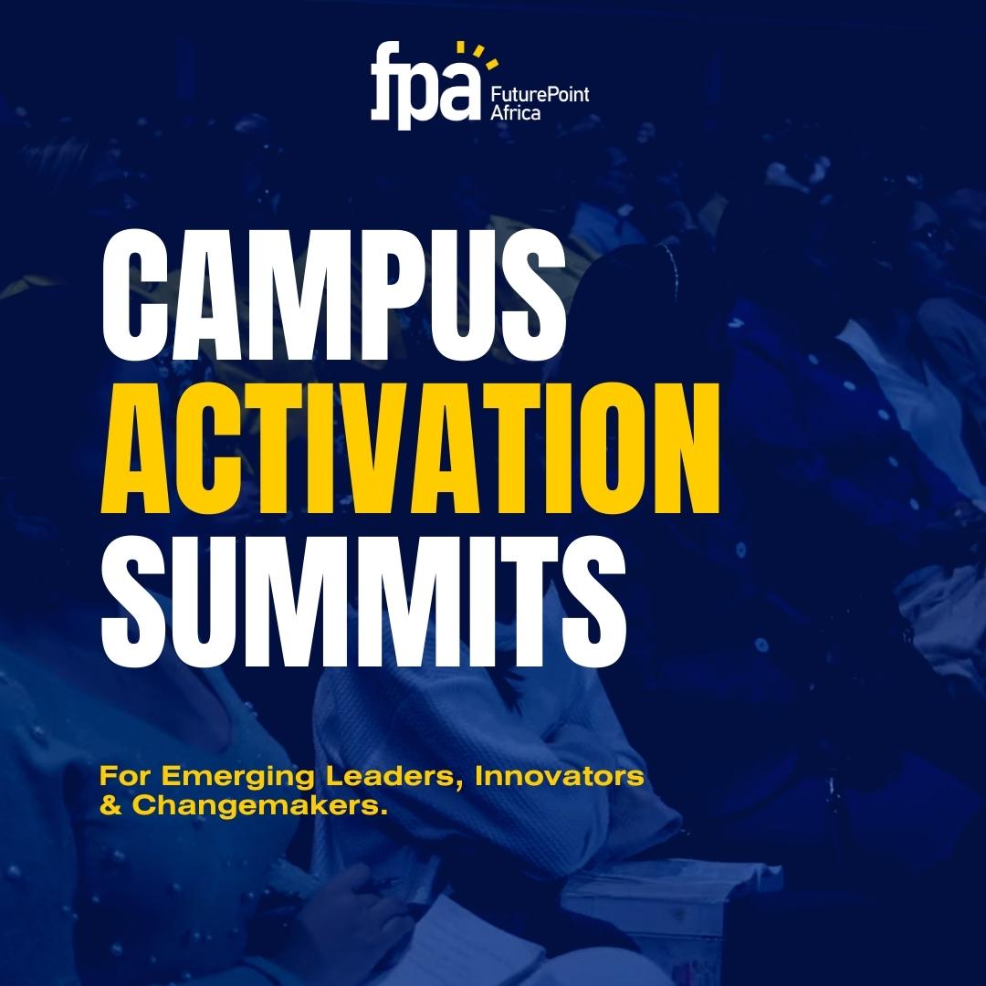 As FuturePoint Africa is gearing up to embark on the epic Campus Activation Summits, we want YOUR input on which tertiary institutions should blaze the trail.

So, tell us in the comment box which tertiary institutions you want to see the Campus Activation Summit land in soon.