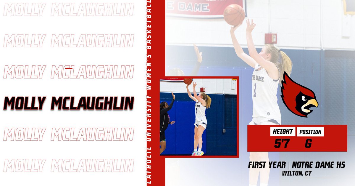 CatholicU_WBB's tweet photo. Introducing our newest #LadyCard
Next up is the birthday girl, Molly McLaughlin! Happy Birthday Molly and welcome! https://t.co/C1IOfFcBYR