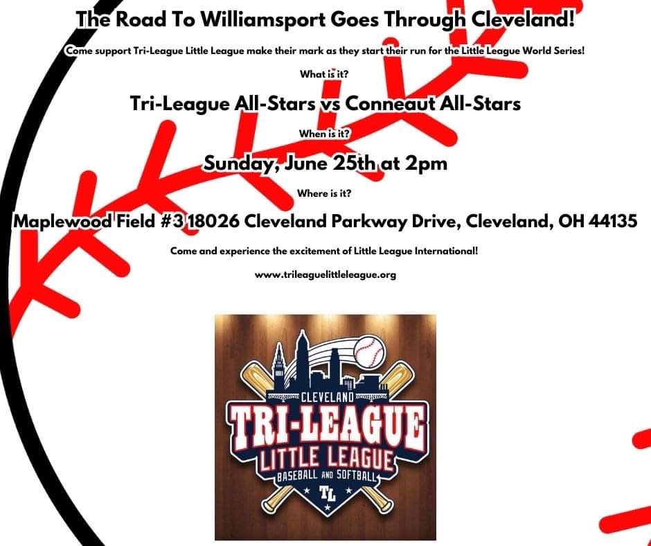 #theroadtowilliamsport2023 starts tomorrow ! <a href="/LittleLeague/">Little League</a>  <a href="/espn/">ESPN</a> <a href="/CleGuardians/">Cleveland Guardians</a>  #Cleinspires #playballcle