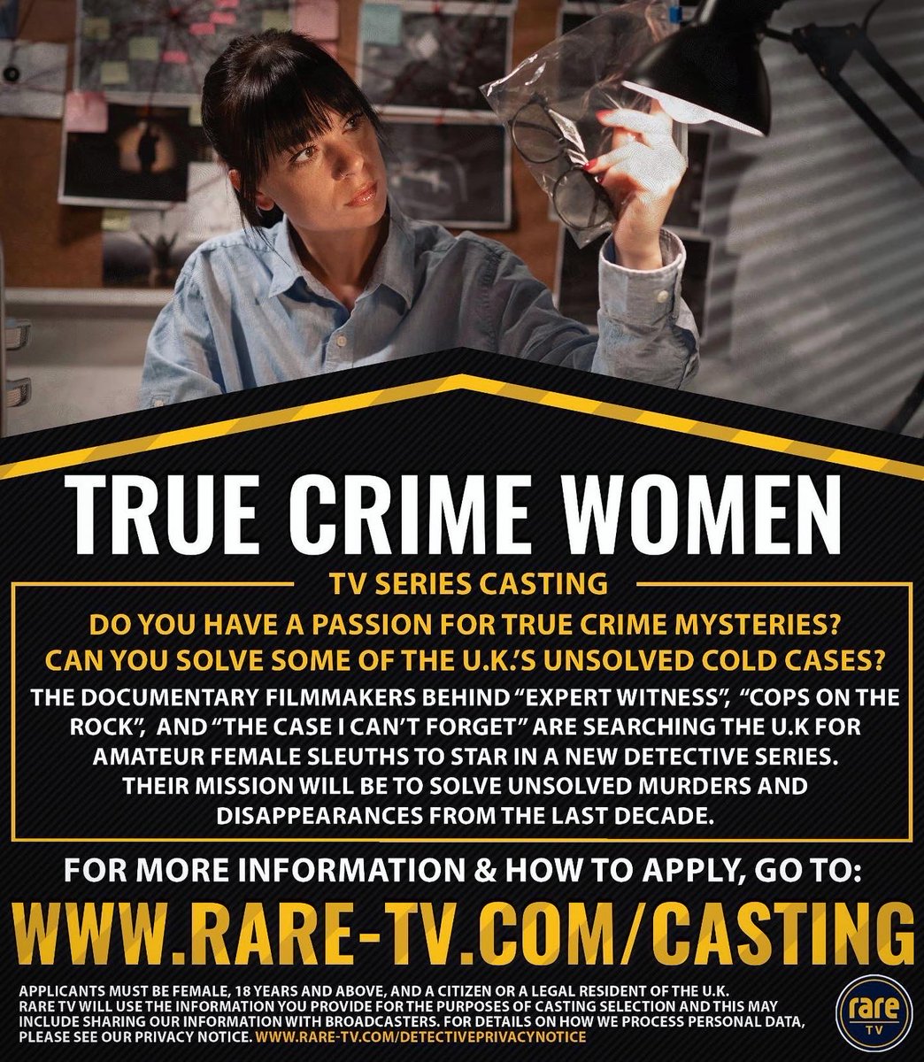 True Crime enthusiasts this could be for you….