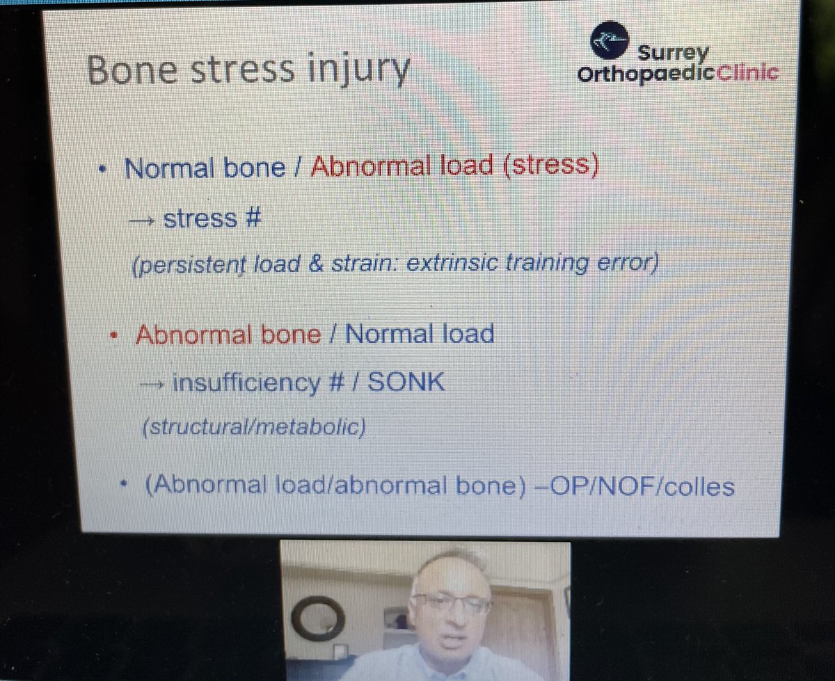 Fab session by <a href="/surreyknee/">Mr Paul Trikha, Knee surgeon</a> on SONK vs bony reactions in the knee. Case studies and imaging slides were very helpful 👍
#TherapyLive #TL23