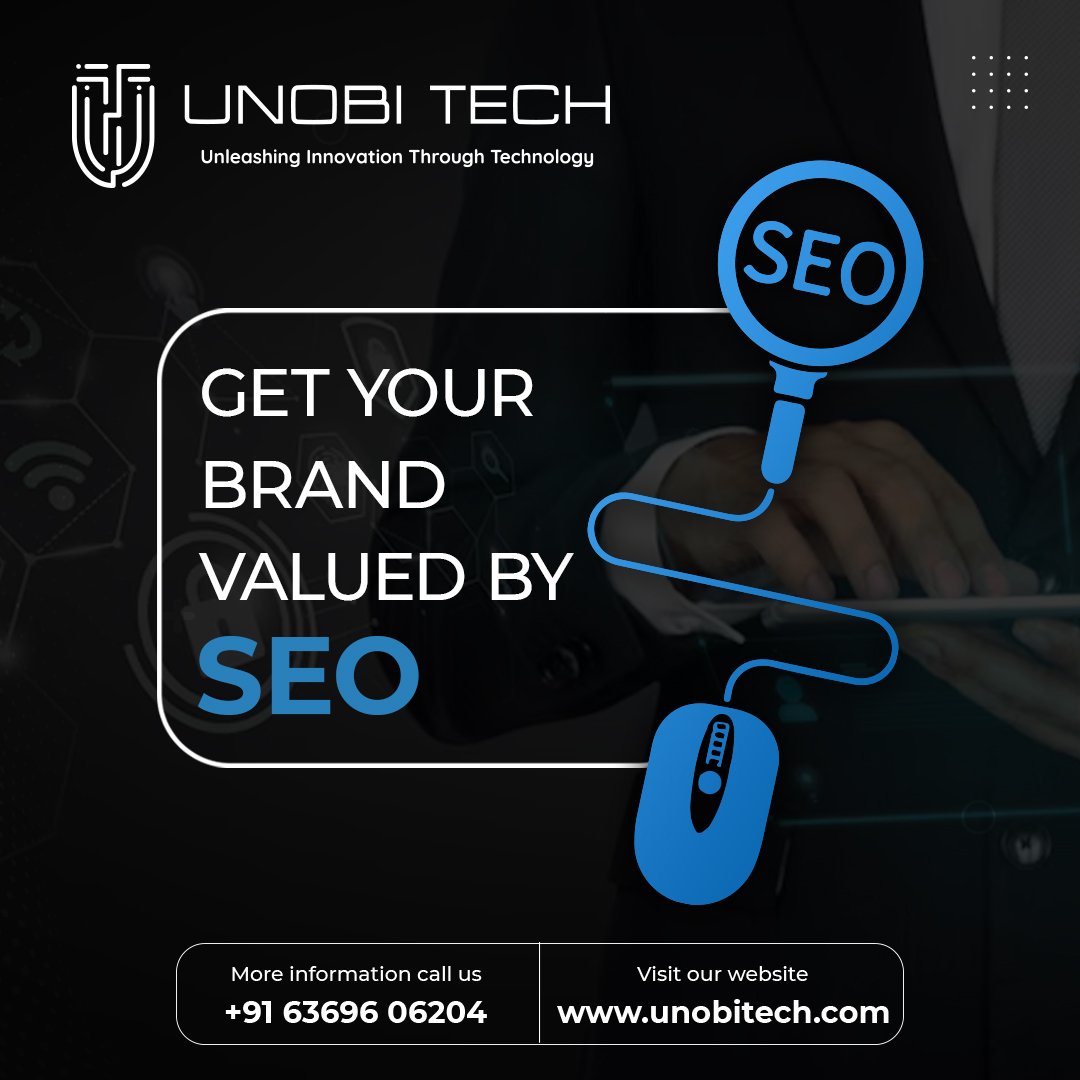 Boost your online visibility and outrank the competition with our expert SEO services. Dominate search engine results, drive targeted traffic, and watch your business thrive.

#unobitech #SEOSuccess #DominateOnline #RankAboveTheRest #DriveTargetedTraffic #ThriveWithSEO