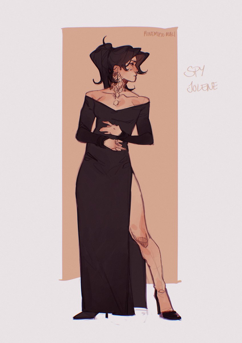 MinemikoMali's tweet photo. Warm up doodle - Spy Jolene ✨ https://t.co/3xbdi6aG5W