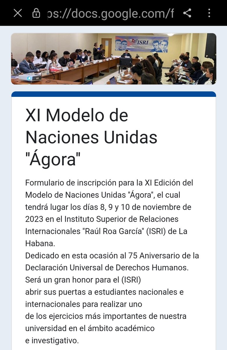 (3/3) 4. 🔗 Acceder al link del formulario que brinda el documento 📄 de convocatoria 5. ✅ Inscribirse