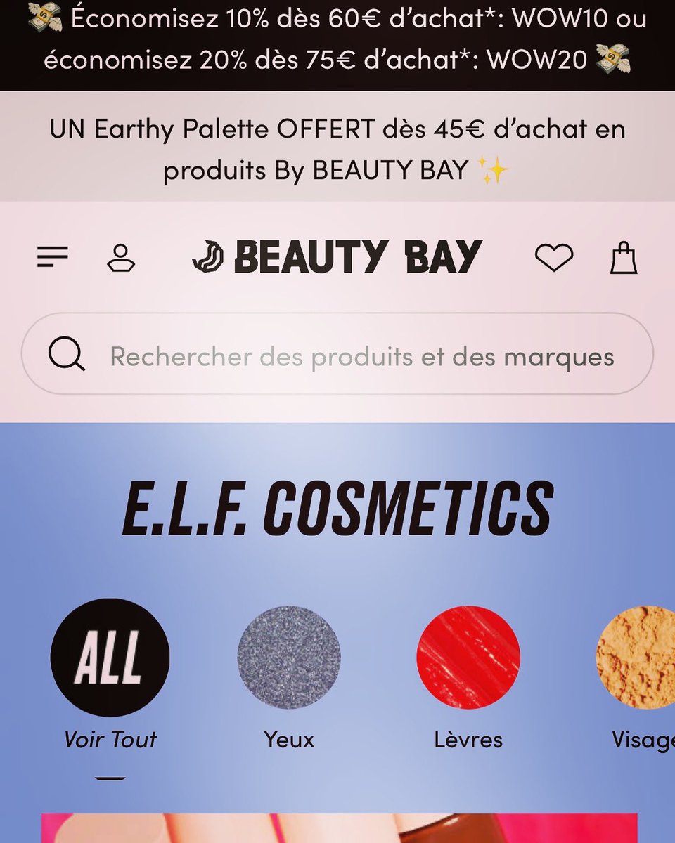 Des petites réductions sur @beautybay 😀😀😀 #bonsplans #reduc #shopping #promo