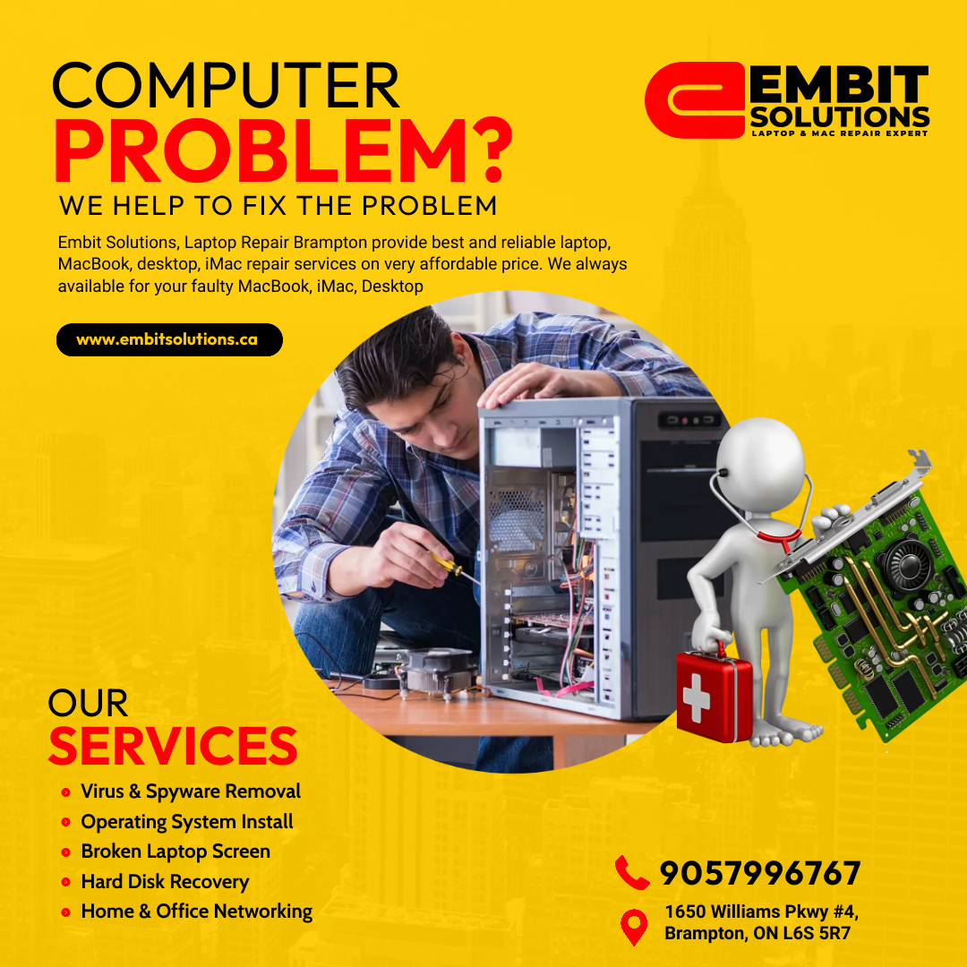embitsolution's tweet image. Computer Problem?
We help to fix the problem!
𝐅𝐨𝐫 𝐦𝐨𝐫𝐞 𝐢𝐧𝐟𝐨𝐫𝐦𝐚𝐭𝐢𝐨𝐧:
𝗘𝗺𝗮𝗶𝗹 𝗮𝘁: info@embitsolutions.ca
𝐕𝐢𝐬𝐢𝐭 𝐨𝐮𝐫 𝐰𝐞𝐛𝐬𝐢𝐭𝐞: embitsolutions.ca &amp;amp; embitsolutions.myshopify.com