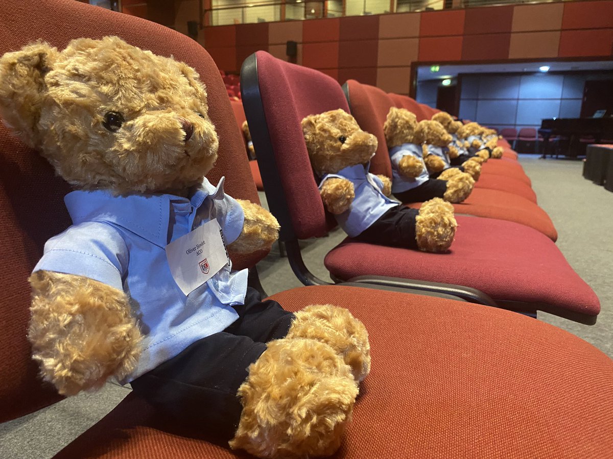 The auditorium is full of bears. Auditorium foyer is full of emotional Year 13s. It’s the Dubai College Leavers Ceremony….