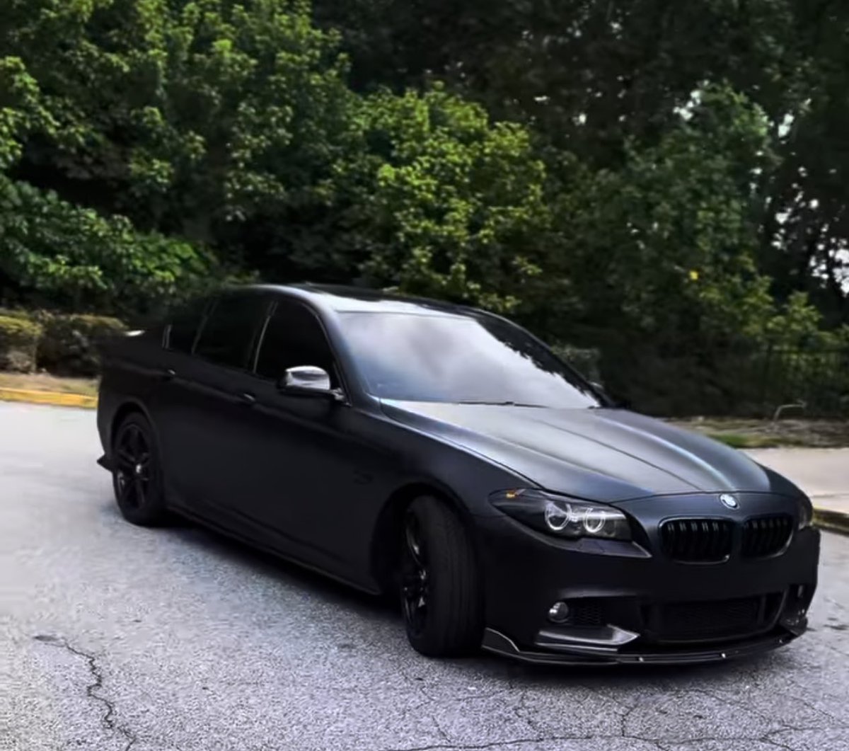 TooFlyFree23's tweet image. Wrapped old faithful… that frozen matte black hit different!!! Project car 🖤🖤🖤