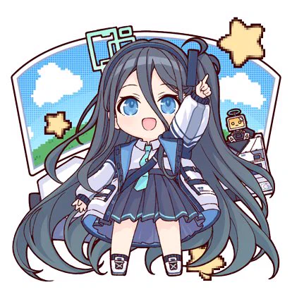 新作アクキーその① 6作目はアリスちゃんです! 最終編を見て、アリスちゃんとケイちゃんが一緒のグッズがどうしても欲しくなってしまい…! 背景はゲーム画面のドット絵風にしてみました 7月2日のせんせーのアーカイブ9に持ち込み予定です  #ブルアカ #ブルーアーカイブ #天童アリス