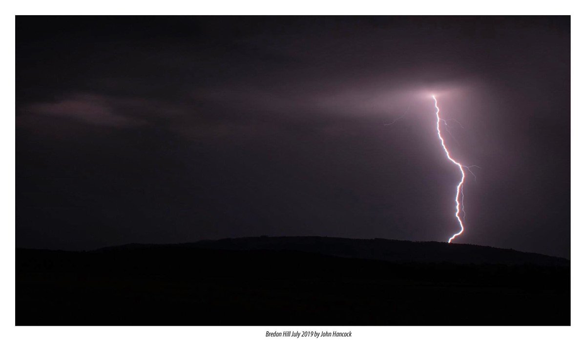 Bredon Hill, Worcestershire #worcestershirehour #lightning #BredonHill
