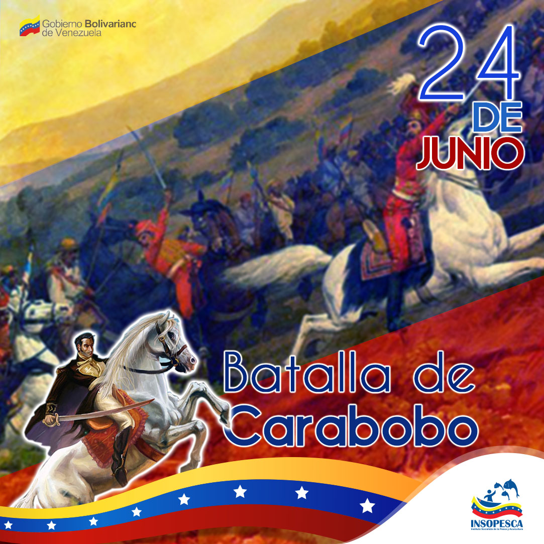 El #24Junio de 1821, la sabana de Carabobo se convirtió en el escenario del enfrentamiento más importante para acabar con el dominio español en Venezuela.

202 años de la derrota imperialista en Venezuela.

#VictoriaAntiimperialista
#BatallaDeCarabobo