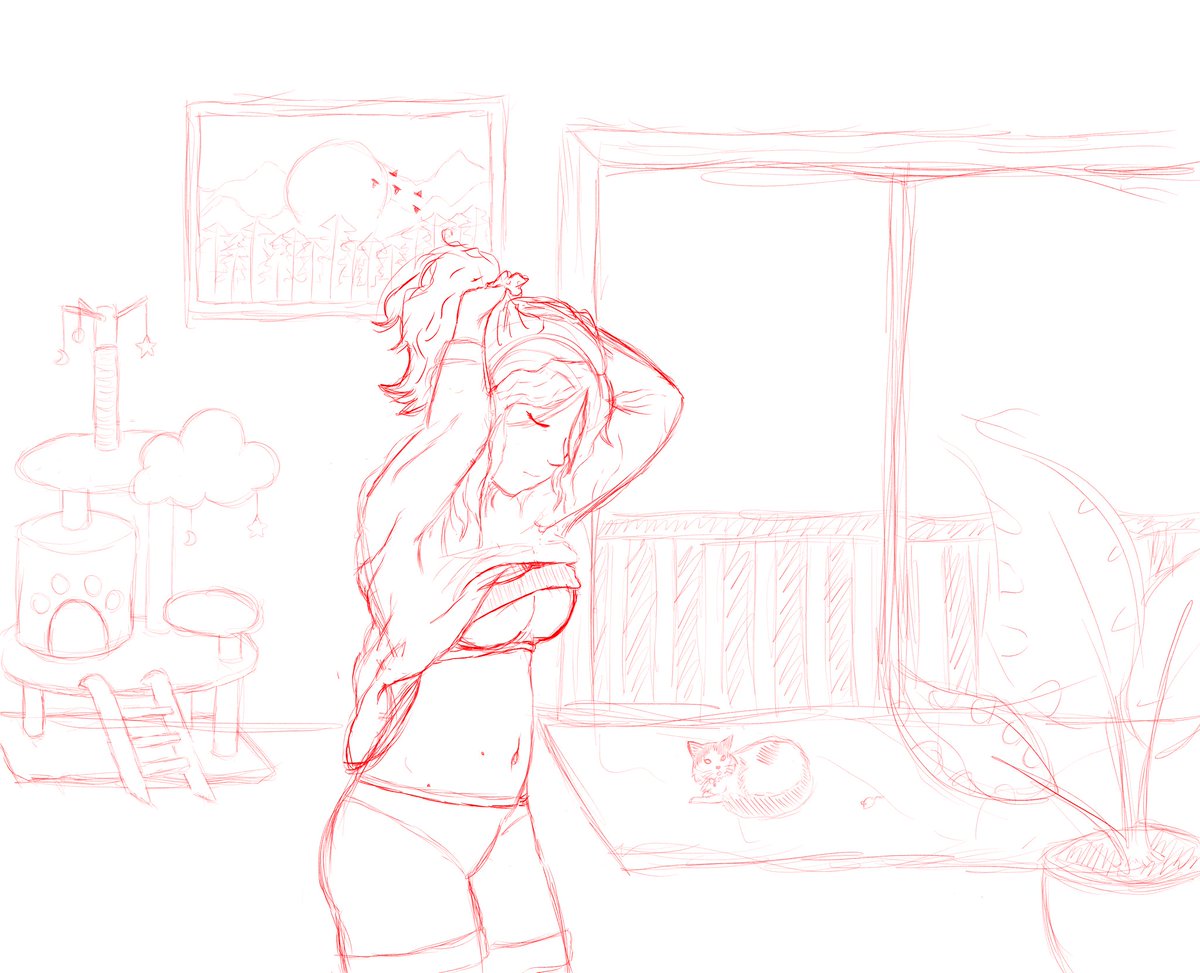 bearyysnow's tweet photo. Im gunna have to start posting sketches just so my art account doesnt look empty af 💀 https://t.co/wW6BUgJcGa