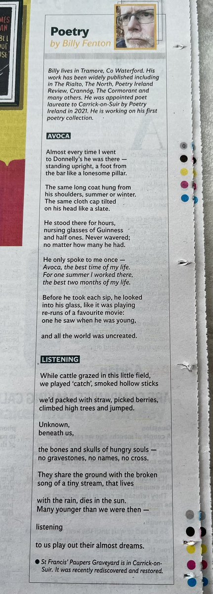 Billy Fenton (@billyfenton7) on Twitter photo Delighted to have 2 poems in #NewIrishWriting in the Irish Independent today. Thanks to editor #CiaranCarty and <a href="/ReviewIndo/">Irish Independent Review</a> Delighted to have 2 poems in #NewIrishWriting in the Irish Independent today. Thanks to editor #CiaranCarty and <a href="/ReviewIndo/">Irish Independent Review</a>