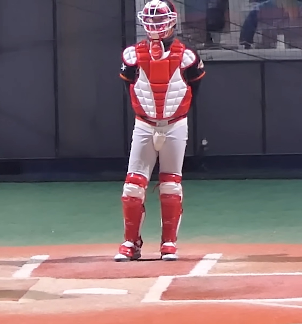 hunihun36898450's tweet photo. #baseball #catcher #protectcup 
#groinshot https://t.co/pQz0O9Sr2Z