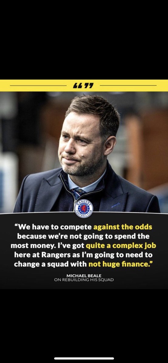 This guy is 100% bipolar🤣🤣 make yer fucking mind up man🤷🏻‍♂️
Not even 6 weeks ago he had the biggest budget a Rangers manager had for some time now they are skint again🤔 anyone with half a brain can see he is a puppet yet that lot lap it up time and time again🤣🤣🤣🤣
