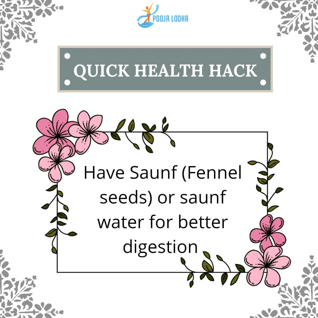 Try using this tip and see how it can help you.
#nutrition #nutritionist
#childnutritionist #fitness #health #healthy #exercise #tip #tips #tipoftheweek #healthhack #fennelseeds #saunf #saunfwater #digestion