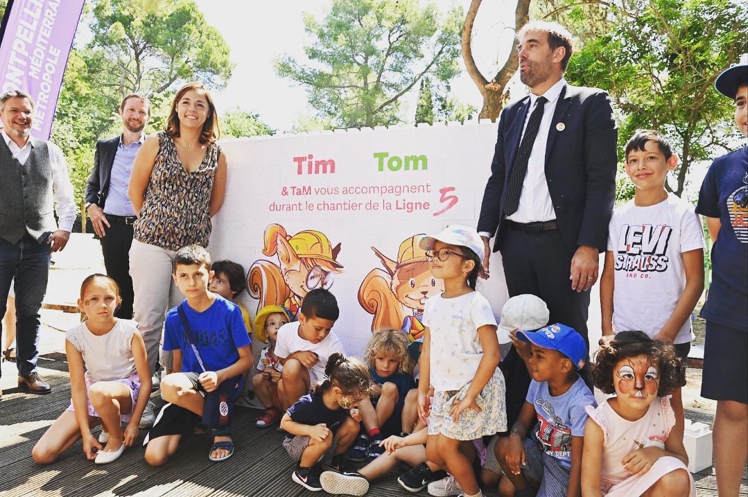Posé, soudé, la ligne 5 de tramway est lancée ! 

C’est aux côtés de monsieur Michaël Delafosse, maire socialiste de Montpellier et de Julie Frêche, vice-présidente métropole déléguée au transport et aux mobilités actives, que ce matin, le premier rail a été posé 🚋