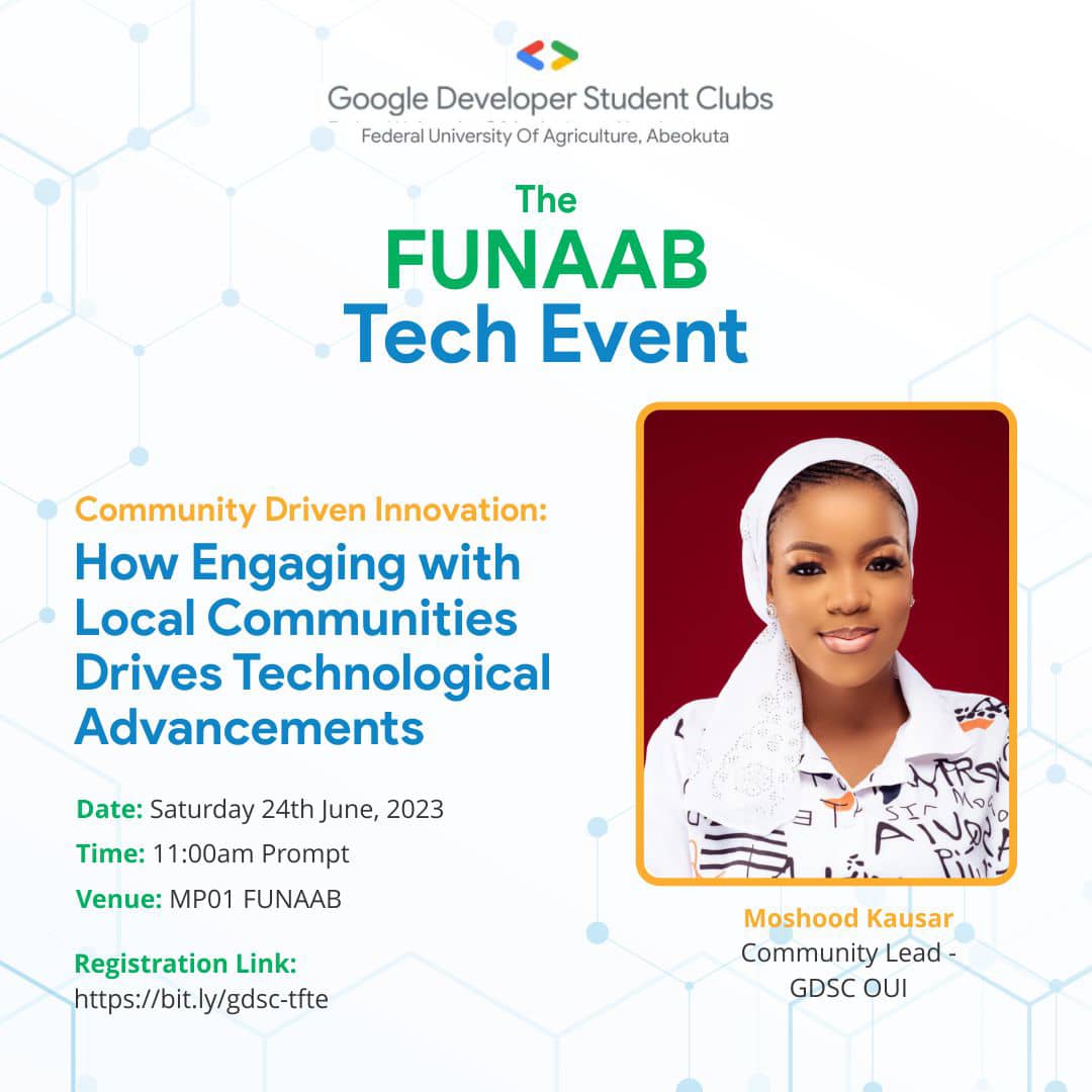 We are live!!! #funaabtechevent