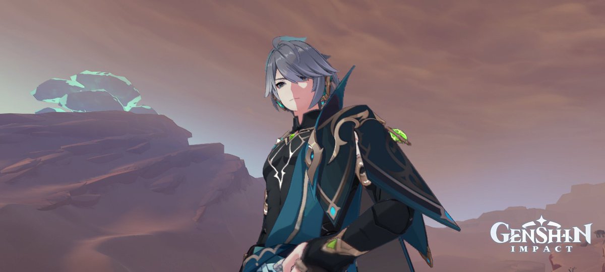 xiaouvr's tweet image. I like how Jean photobombed me when I was taking shots of Alhaitham