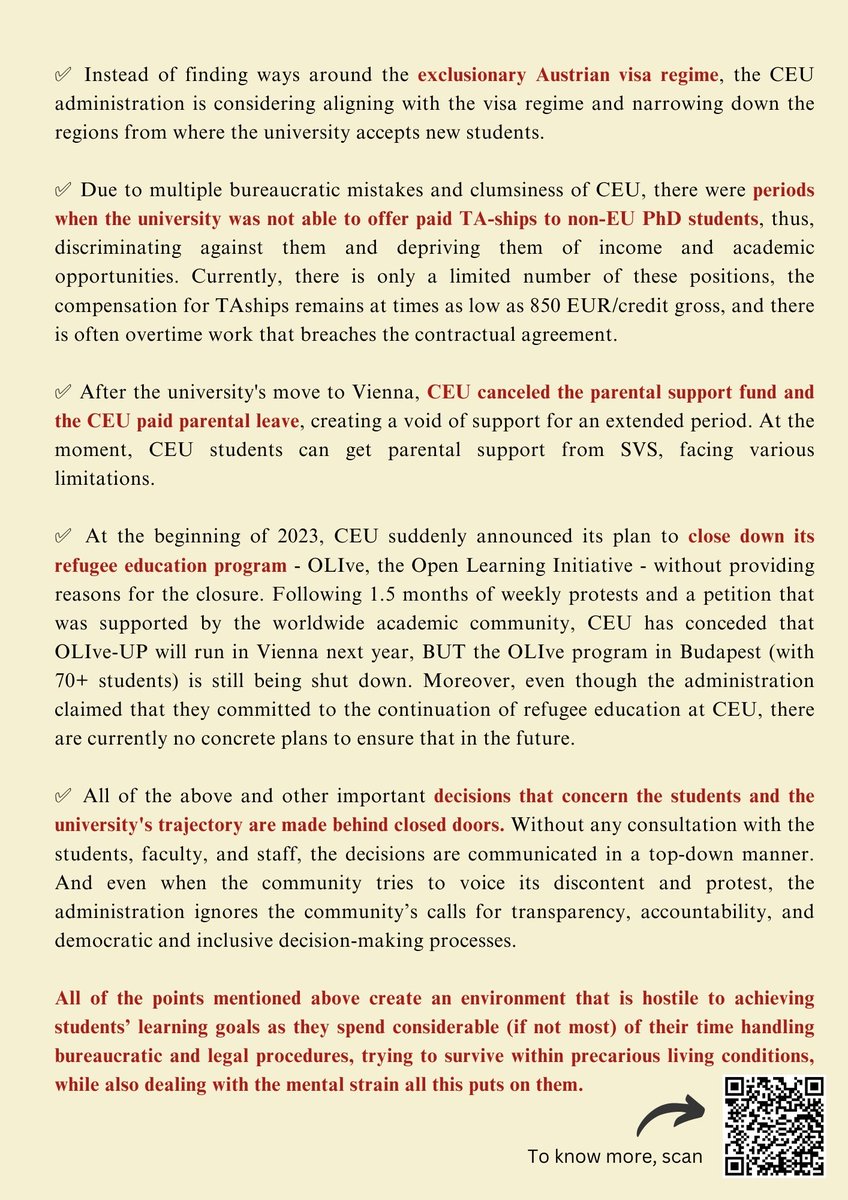 CEU Students Protest tweet media