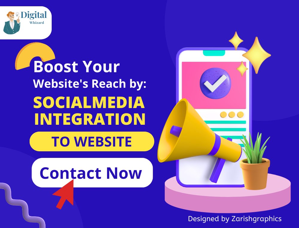digitalwhizard's tweet image. 📲✨ Boost Your Online Presence with Social Media Integration! Amplify Your Reach! 

#FreelanceWebDeveloper #SocialMediaIntegration #ExpandYourReach #DigitalWhizard #OnlineSuccess