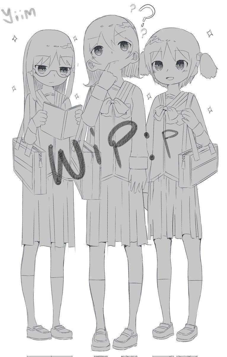 wip sketch trio!

#Nichijou #animegirl #AnimeArt #drawing #ArtistOnTwitter #art #drawingart #artwork #artworks #digitalart #WIP #wipsketch #sketch #sketchart