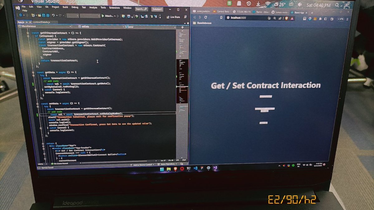 0xironyAditya's tweet image. Thanks to @KanishkKhurana_, @GuildDelhi, @0xPolygonDevs and @0xFireDrops for this amazing opportunity. 2 hours of travel straight from college, Ghaziabad to Gurugram to become a #dappDeveloper.
Worth it 🚀✨.
#BuildersHub #PolygonDelhi